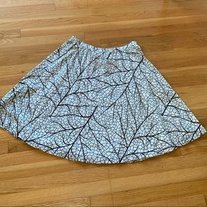 The Limited A-Line woven cotton skirt